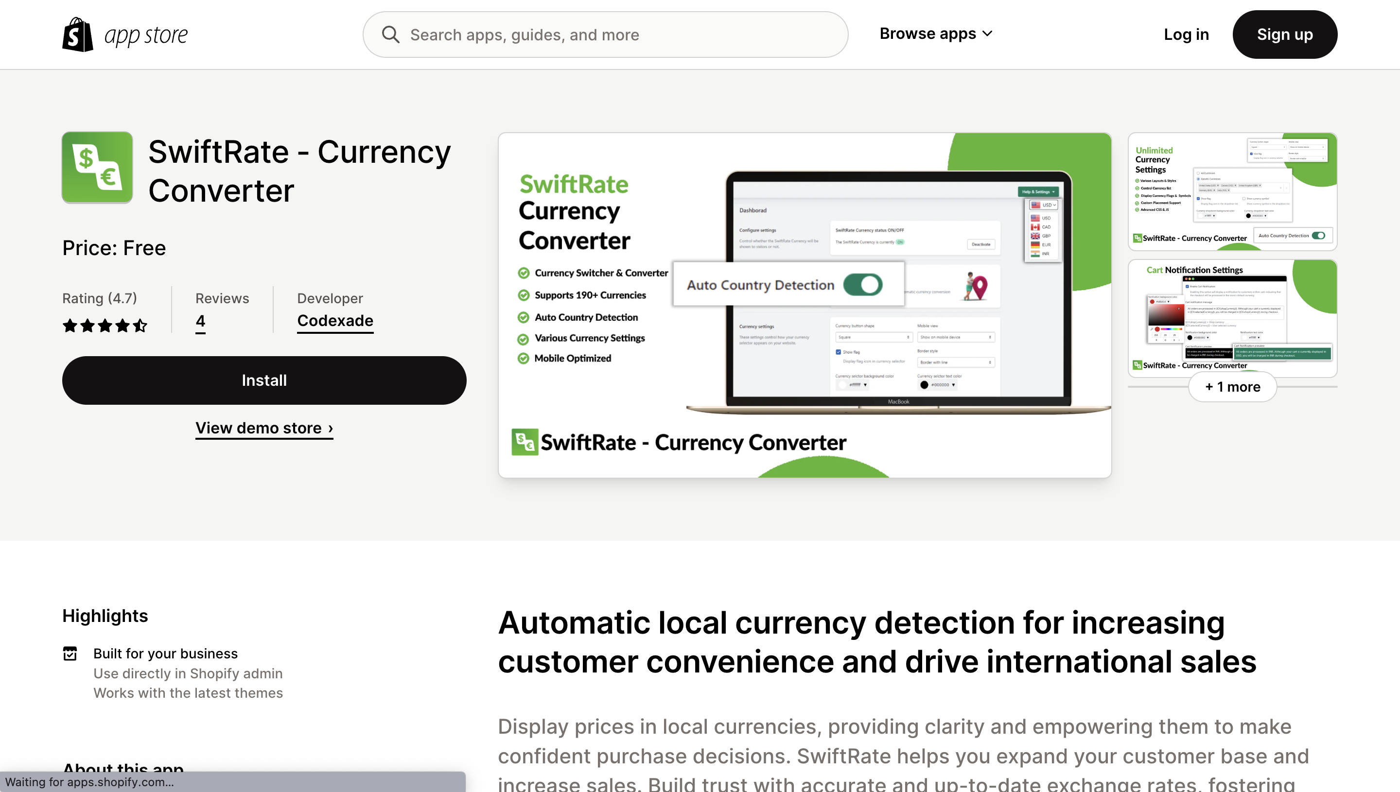 SwiftRate ‑ Currency Converter